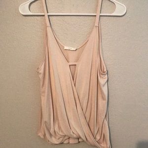Blush tank top